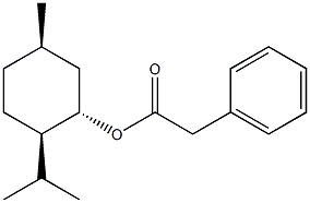 Phenylacetic acid [(1R,3S,4R)-p-menth-3-yl] ester Struktur
