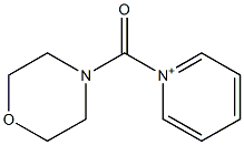 1-(4-Morpholinylcarbonyl)pyridinium 结构式