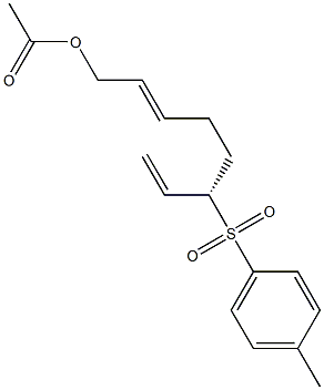 [(1S,4E)-6-Acetoxy-1-ethenyl-4-hexen-1-yl](4-methylphenyl) sulfone