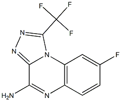  4-Amino-1-trifluoromethyl-8-fluoro[1,2,4]triazolo[4,3-a]quinoxaline