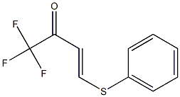 4-(Phenylthio)-1,1,1-trifluoro-3-buten-2-one Struktur