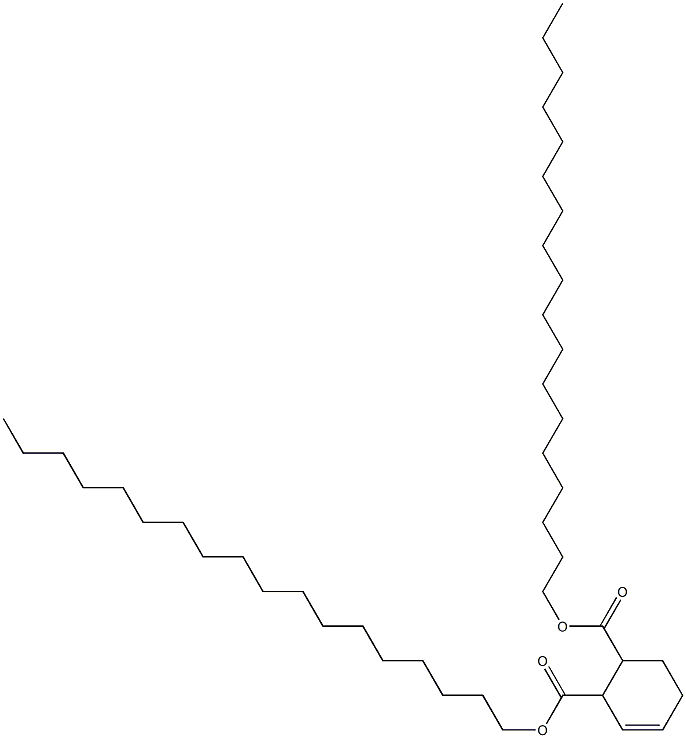 5-Cyclohexene-1,2-dicarboxylic acid dioctadecyl ester Structure