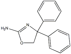 2-Amino-4,4-diphenyl-2-oxazoline Structure