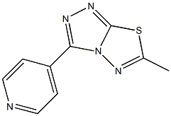 6-Methyl-3-(4-pyridinyl)-1,2,4-triazolo[3,4-b][1,3,4]thiadiazole