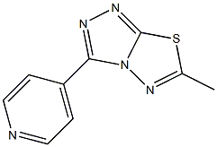  6-Methyl-3-(4-pyridinyl)-1,2,4-triazolo[3,4-b][1,3,4]thiadiazole