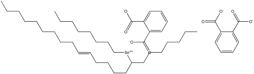 Bis[phthalic acid 1-(5-pentadecenyl)]dioctyltin(IV) salt 结构式