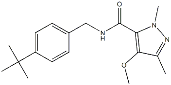 N-(4-tert-Butylbenzyl)-1,3-dimethyl-4-methoxy-1H-pyrazole-5-carboxamide