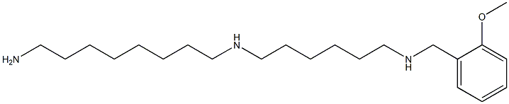 N-[6-[(8-Aminooctyl)amino]hexyl]-2-methoxybenzylamine 结构式