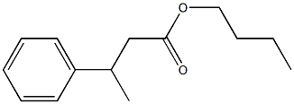 3-Phenylbutanoic acid butyl ester Struktur