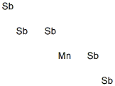 Manganese pentaantimony Struktur