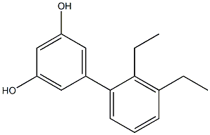 5-(2,3-Diethylphenyl)benzene-1,3-diol