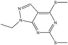 4,6-Bis(methylthio)-1-ethyl-1H-pyrazolo[3,4-d]pyrimidine