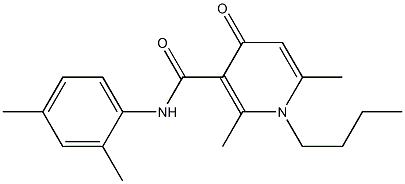 N-(2,4-Dimethylphenyl)-1-butyl-2,6-dimethyl-4-oxo-1,4-dihydro-3-pyridinecarboxamide