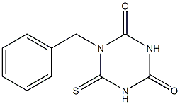 1-Benzyl-6-thioxo-5,6-dihydro-1,3,5-triazine-2,4(1H,3H)-dione 结构式