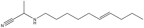 N-(1-Cyanoethyl)-6-decenylamine,,结构式