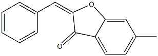 2-Phenyl-methylene-6-methyl-3(2H)-benzofuranone Struktur