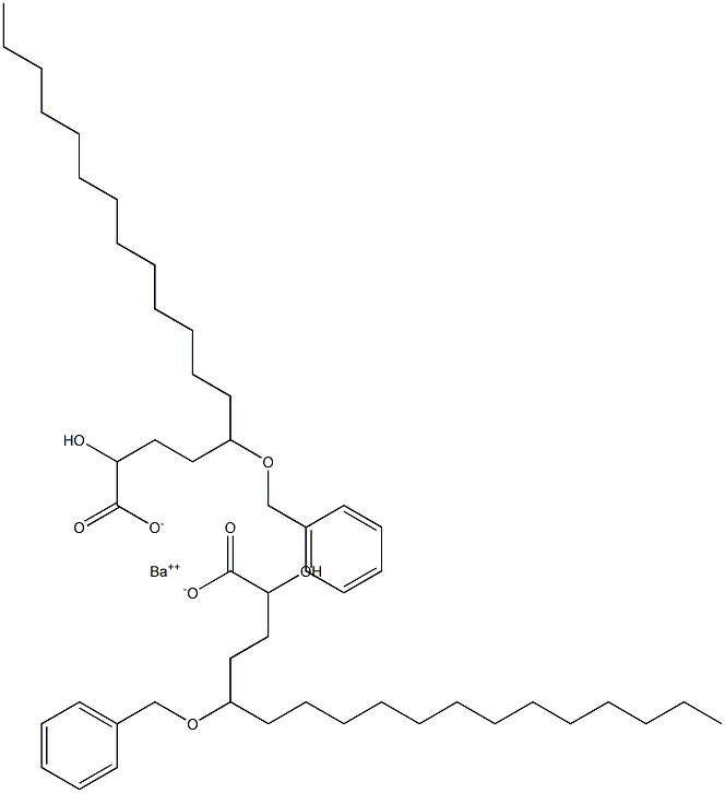 Bis(5-benzyloxy-2-hydroxystearic acid)barium salt|