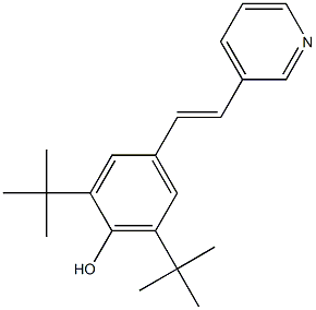 2,6-Di-tert-butyl-4-[(E)-2-(3-pyridinyl)ethenyl]phenol