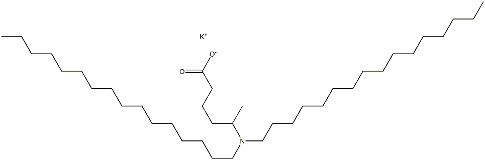 5-(Dihexadecylamino)hexanoic acid potassium salt Struktur