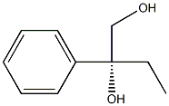 (2R)-2-Phenyl-1,2-butanediol 结构式