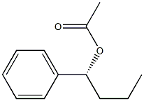 Acetic acid (R)-1-phenylbutyl ester,,结构式