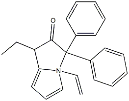  4-Ethenyl-1-ethyl-3,3-diphenyl-2-pyrrolizinone