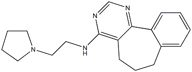 4-[[2-(Pyrrolidin-1-yl)ethyl]amino]-6,7-dihydro-5H-benzo[6,7]cyclohepta[1,2-d]pyrimidine