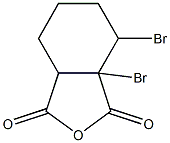 1,6-Dibromo-1,2-cyclohexanedicarboxylic anhydride Structure