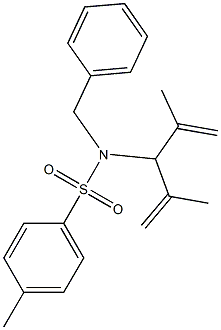 N-Benzyl-N-(1-isopropenyl-2-methyl-2-propenyl)-4-methylbenzenesulfonamide Structure