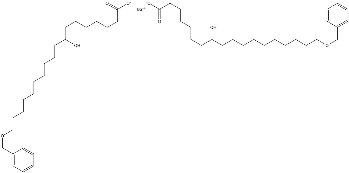 Bis(18-benzyloxy-8-hydroxystearic acid)barium salt