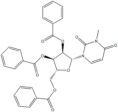 3-Methyl-2'-O,3'-O,5'-O-tribenzoyluridine