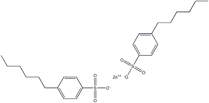 Bis(4-hexylbenzenesulfonic acid)zinc salt,,结构式
