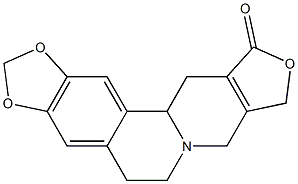 5,6,8,9,12,12a-Hexahydro-11H-1,3-benzodioxolo[5,6-a]furo[3,4-g]quinolizin-11-one