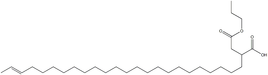 2-(22-Tetracosenyl)succinic acid 1-hydrogen 4-propyl ester Structure