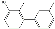 2-Methyl-3-(3-methylphenyl)phenol,,结构式
