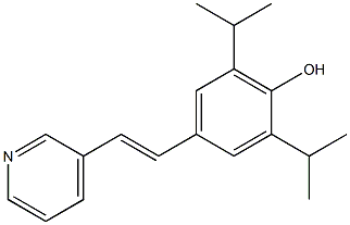 4-[(E)-2-(3-Pyridinyl)ethenyl]-2,6-diisopropylphenol