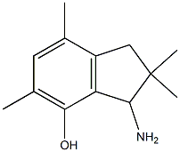 3-Amino-2,3-dihydro-2,2,5,7-tetramethyl-1H-inden-4-ol Structure