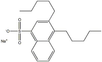 3,4-Dipentyl-1-naphthalenesulfonic acid sodium salt