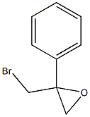 3-ブロモ-1,2-エポキシ-2-フェニルプロパン 化学構造式