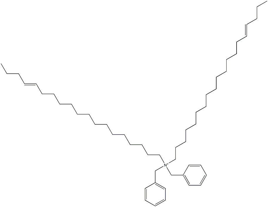 Di(15-nonadecenyl)dibenzylaminium Struktur