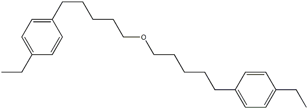 4-Ethylphenylpentyl ether Structure