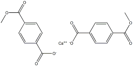 Bis(4-methoxycarbonylbenzoic acid)calcium salt,,结构式