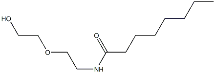N-(5-Hydroxy-3-oxapentan-1-yl)octanamide Structure