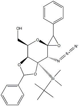 tert. Butyldimethylsilyl 2-Azido-4,3-di-O-benzylidene-2-deoxy-beta-D-galactopyranoside
