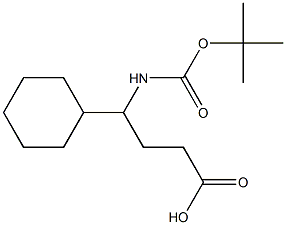 4-tert-butoxycarbonylamino-4-cyclohexyl-butyric acid|