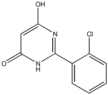 2-(2-CHLOROPHENYL)-6-HYDROXY-4(3H)-PYRIMIDINONE Struktur