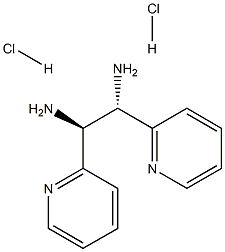 (S,S)-1,2-Di(2-pyridyl)-1,2-ethanediamine dihydrochloride, 95%, ee 99% Structure