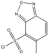 5-methyl-2,1,3-benzoxadiazole-4-sulfonyl chloride 化学構造式