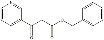 BETA-OXO-3-PYRIDINEPROPANOIC ACID PHENYLMETHYL ESTER 结构式