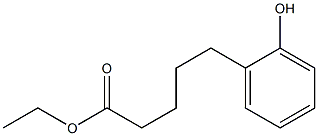 ethyl 5-(2-hydroxyphenyl)pentanoate Structure